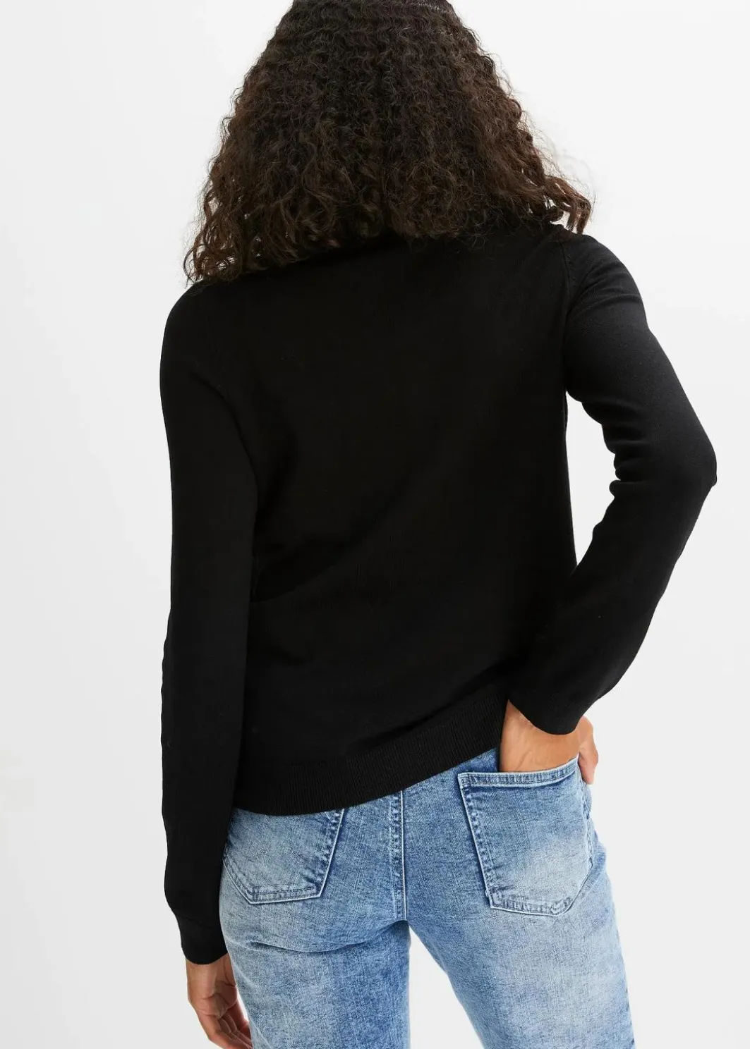 Outlet Feinstrickjacke aus fließendem Viskose-Mix Damen Pullover & Strickjacken|Strickmode