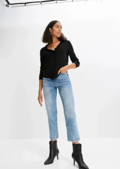 Outlet Feinstrickjacke aus fließendem Viskose-Mix Damen Pullover & Strickjacken|Strickmode