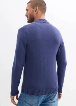 Herren bonprix Große Größen|Basics|Feinstrickjacke aus reiner Baumwolle
