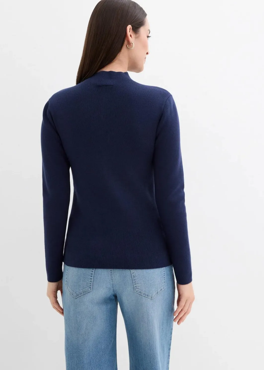Damen bonprix Pullover & Strickjacken|Strickmode|Feinstrickjacke aus softem Viskose-Mix