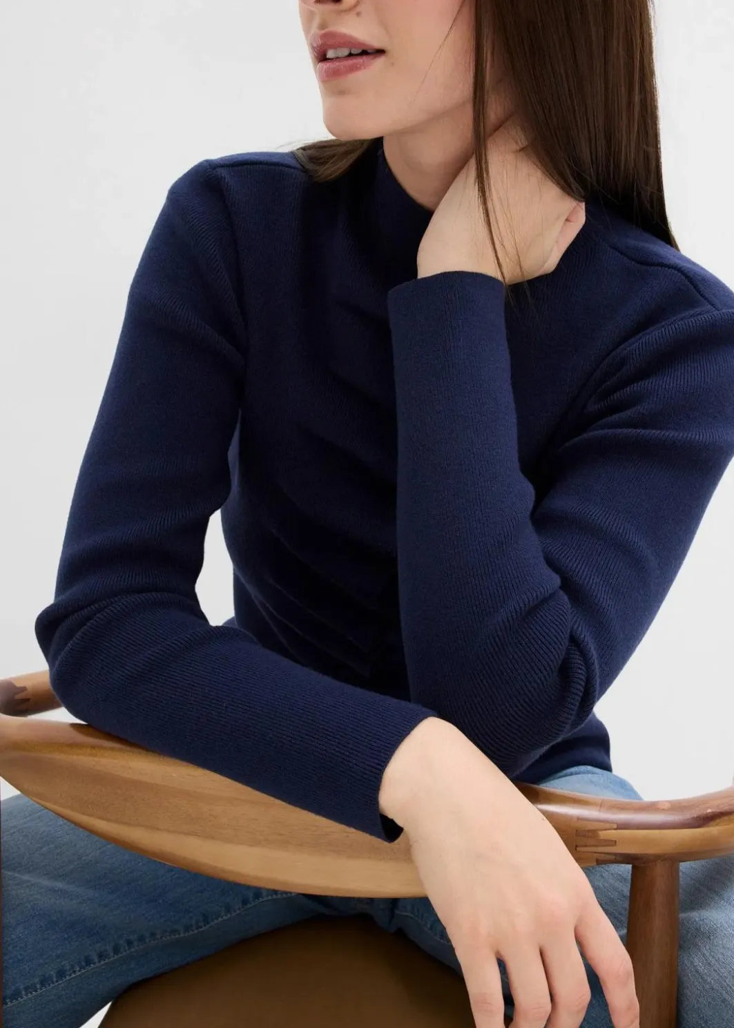 Damen bonprix Pullover & Strickjacken|Strickmode|Feinstrickjacke aus softem Viskose-Mix