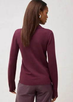 Hot Feinstrickjacke aus weichem Woll-Mix Damen Pullover & Strickjacken|Strickmode