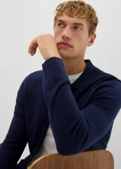 Herren bonprix Große Größen|Pullover & Strickjacken|Feinstrickjacke mit edler Merinowolle, Slim Fit