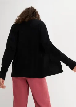 Sale Feinstrickjacke mit Knopfleiste Damen Strickmode|Pullover & Strickjacken