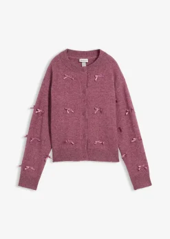 Feinstrickjacke mit Schleifen Damen Bekleidung·Umstandsmode|Bekleidung·Jeans
