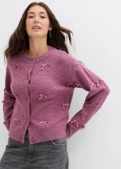 Feinstrickjacke mit Schleifen Damen Bekleidung·Umstandsmode|Bekleidung·Jeans