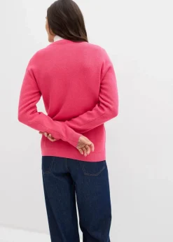 New Feinstrickjacke, Rundhals Damen Bekleidung·Umstandsmode|Pullover & Strickjacken