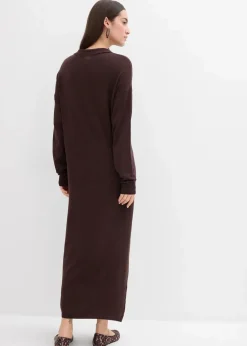 New Feinstrickkleid aus Viskose-Mix Damen Kleider|Strickmode