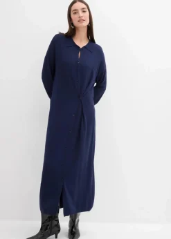 Damen bonprix Bekleidung·Umstandsmode|Bekleidung·Pullover & Strickjacken|Feinstrickkleid aus Viskose-Mix