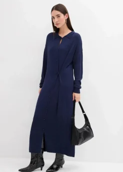 Damen bonprix Bekleidung·Umstandsmode|Bekleidung·Pullover & Strickjacken|Feinstrickkleid aus Viskose-Mix