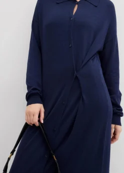 Damen bonprix Bekleidung·Umstandsmode|Bekleidung·Pullover & Strickjacken|Feinstrickkleid aus Viskose-Mix