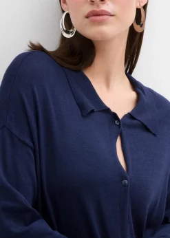 Damen bonprix Bekleidung·Umstandsmode|Bekleidung·Pullover & Strickjacken|Feinstrickkleid aus Viskose-Mix