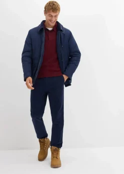 New Feinstrick-Polopullover mit edler Merinowolle, Slim Fit Herren Pullover & Strickjacken|Basics