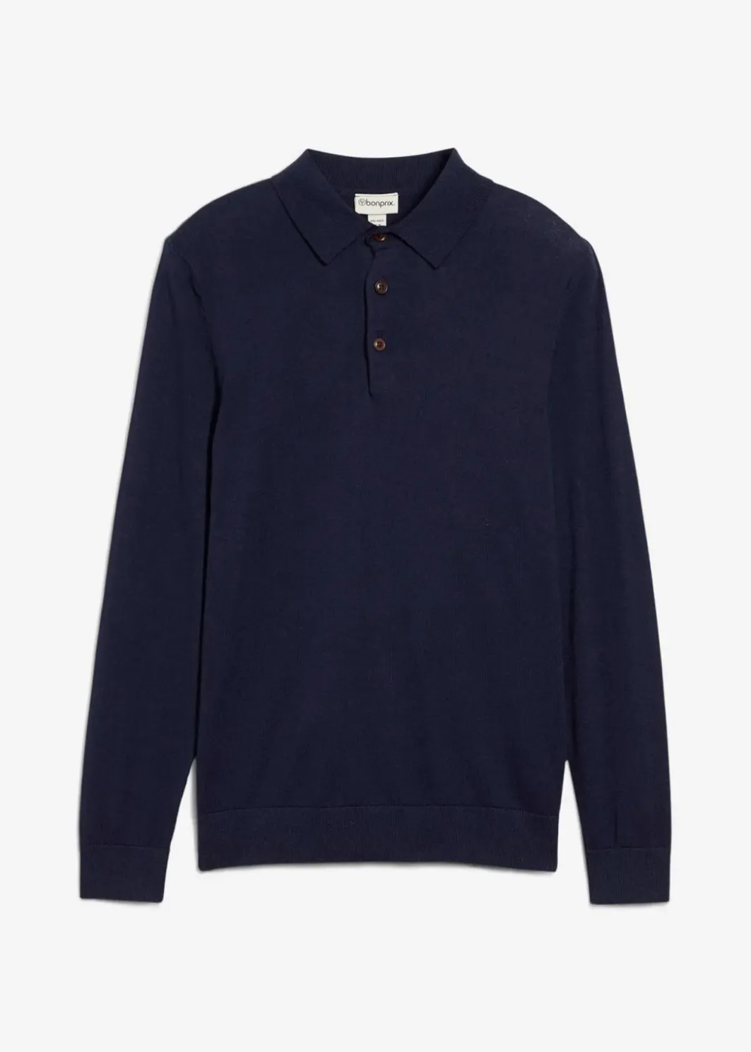 Herren bonprix Große Größen|Basics|Feinstrick-Polopullover mit edler Merinowolle, Slim Fit