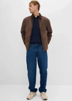 Herren bonprix Große Größen|Basics|Feinstrick-Polopullover mit edler Merinowolle, Slim Fit