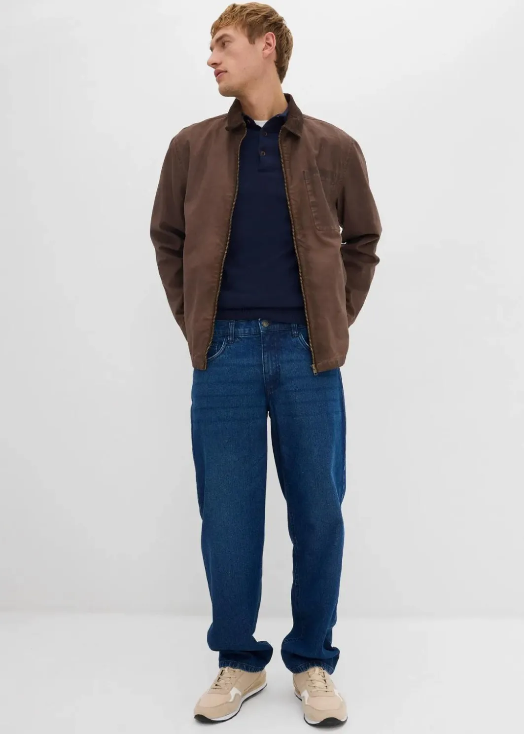 Herren bonprix Große Größen|Basics|Feinstrick-Polopullover mit edler Merinowolle, Slim Fit