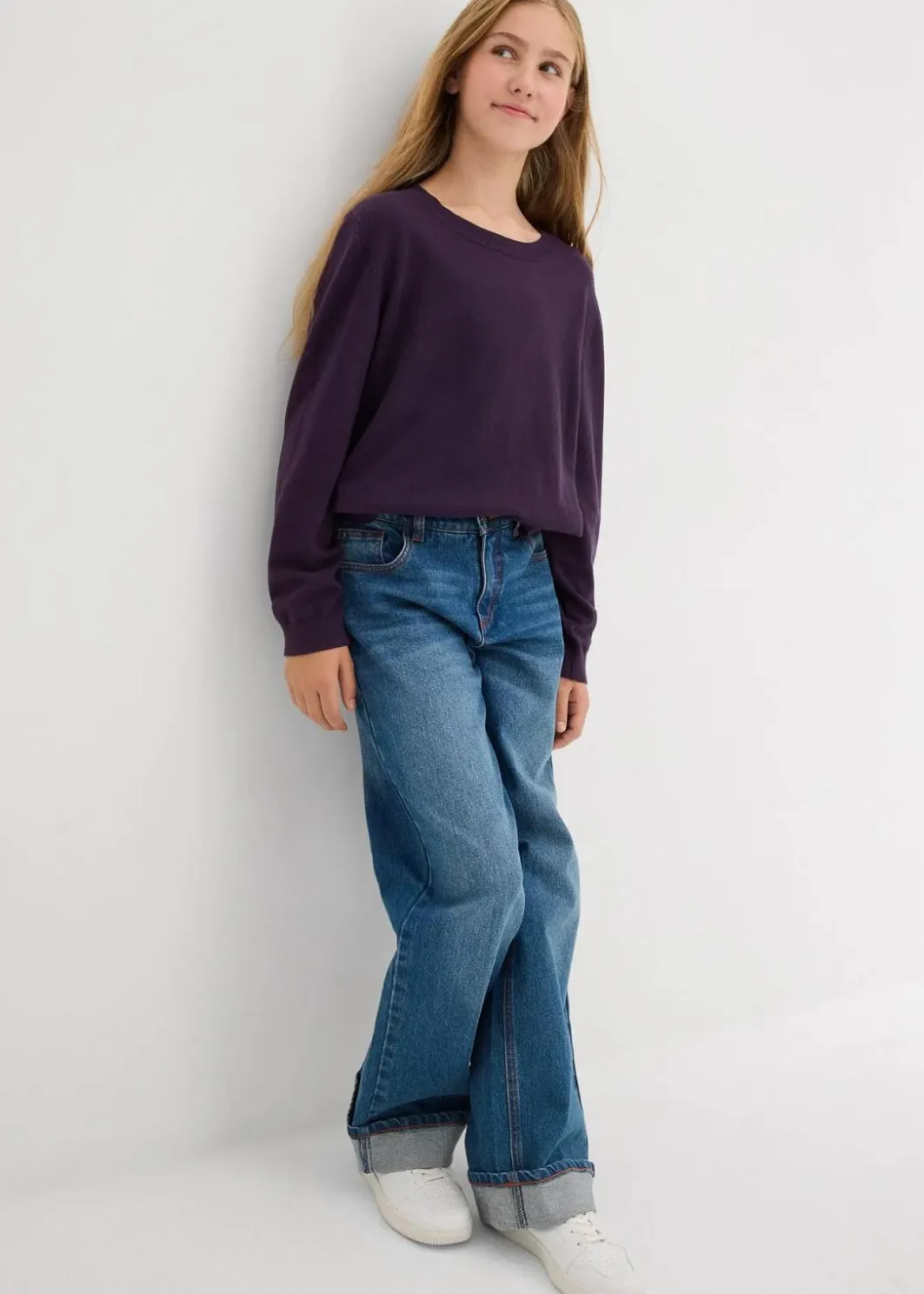 Hot Feinstrickpullover Kinder Mädchen 9-16 Jahre·Sweat & Strick