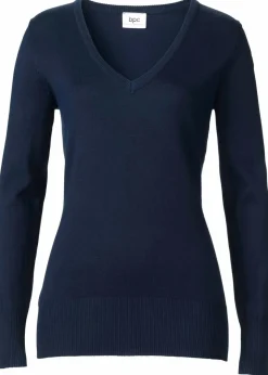 Damen bonprix Strickmode|Pullover & Strickjacken|Feinstrickpullover