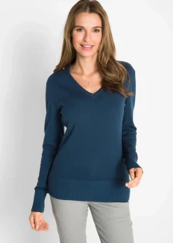 Damen bonprix Strickmode|Pullover & Strickjacken|Feinstrickpullover