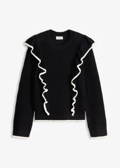 Damen bonprix Bekleidung·Umstandsmode|Bekleidung·Jeans|Feinstrickpullover aus Baumwoll-Mix