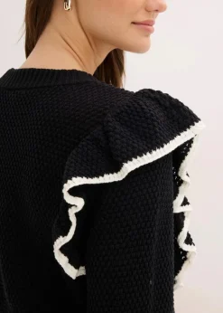 Damen bonprix Bekleidung·Umstandsmode|Bekleidung·Jeans|Feinstrickpullover aus Baumwoll-Mix