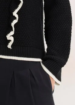 Damen bonprix Bekleidung·Umstandsmode|Bekleidung·Jeans|Feinstrickpullover aus Baumwoll-Mix