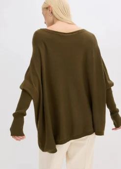 Damen bonprix Bekleidung·Umstandsmode|Bekleidung·Jeans|Feinstrickpullover aus feinem Viskose-Mix