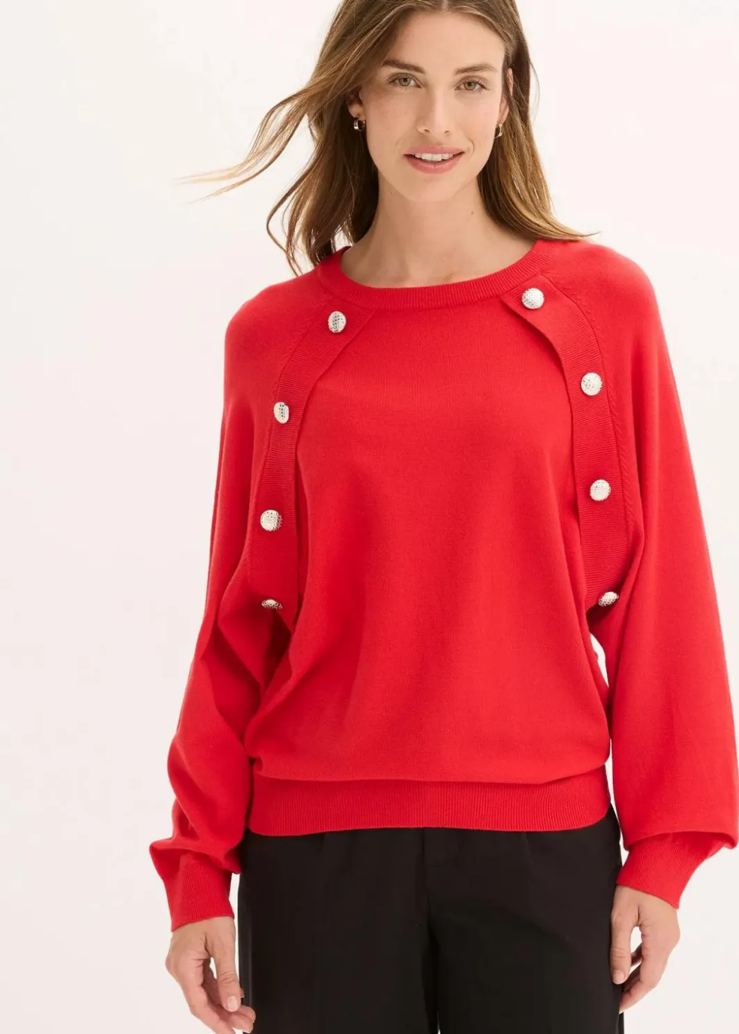 Sale Feinstrickpullover aus fließendem Viskose-Mix Damen Pullover & Strickjacken|Strickmode
