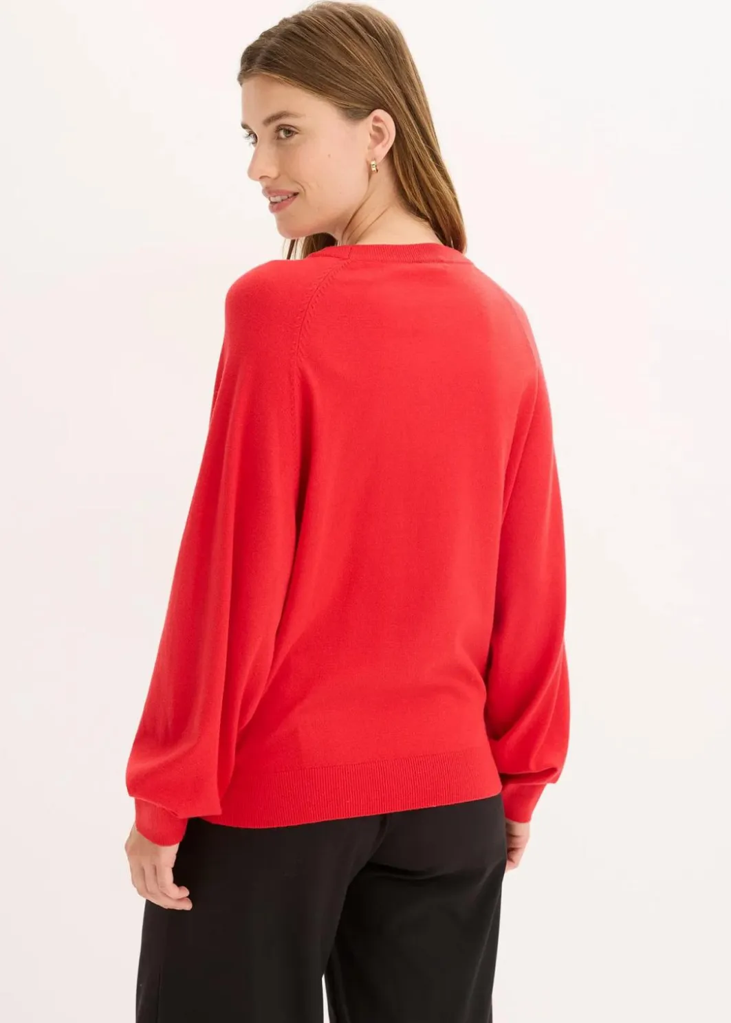 Sale Feinstrickpullover aus fließendem Viskose-Mix Damen Pullover & Strickjacken|Strickmode