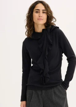 Best Feinstrickpullover aus fließendem Viskose-Mix Damen Bekleidung·Umstandsmode|Strickmode