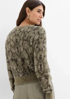 Damen bonprix Bekleidung·Umstandsmode|Strickmode|Feinstrickpullover aus flauschigem Federgarn