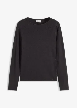 Damen bonprix Bekleidung·Umstandsmode|Bekleidung·Jeans|Feinstrickpullover aus fließendem Viskose-Mix