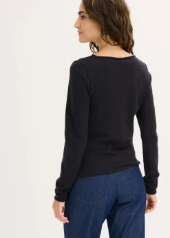 Damen bonprix Bekleidung·Umstandsmode|Bekleidung·Jeans|Feinstrickpullover aus fließendem Viskose-Mix