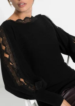 New Feinstrickpullover aus fließendem Viskose-Mix Damen Strickmode|Pullover & Strickjacken