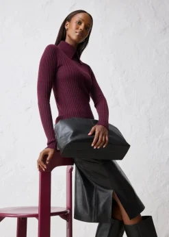 Outlet Feinstrickpullover aus Merinowolle Damen Pullover & Strickjacken|Strickmode