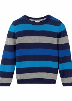 Online Feinstrickpullover aus reiner Baumwolle Kinder Jungen 2-8 Jahre·Sweat & Strick