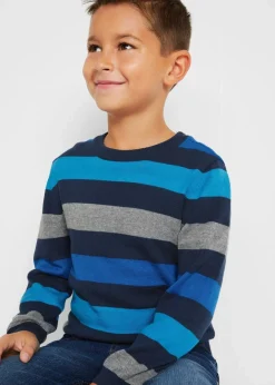 Online Feinstrickpullover aus reiner Baumwolle Kinder Jungen 2-8 Jahre·Sweat & Strick