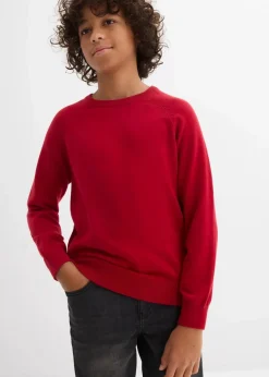 Online Feinstrickpullover aus reiner Baumwolle Kinder Jungen 2-8 Jahre·Sweat & Strick