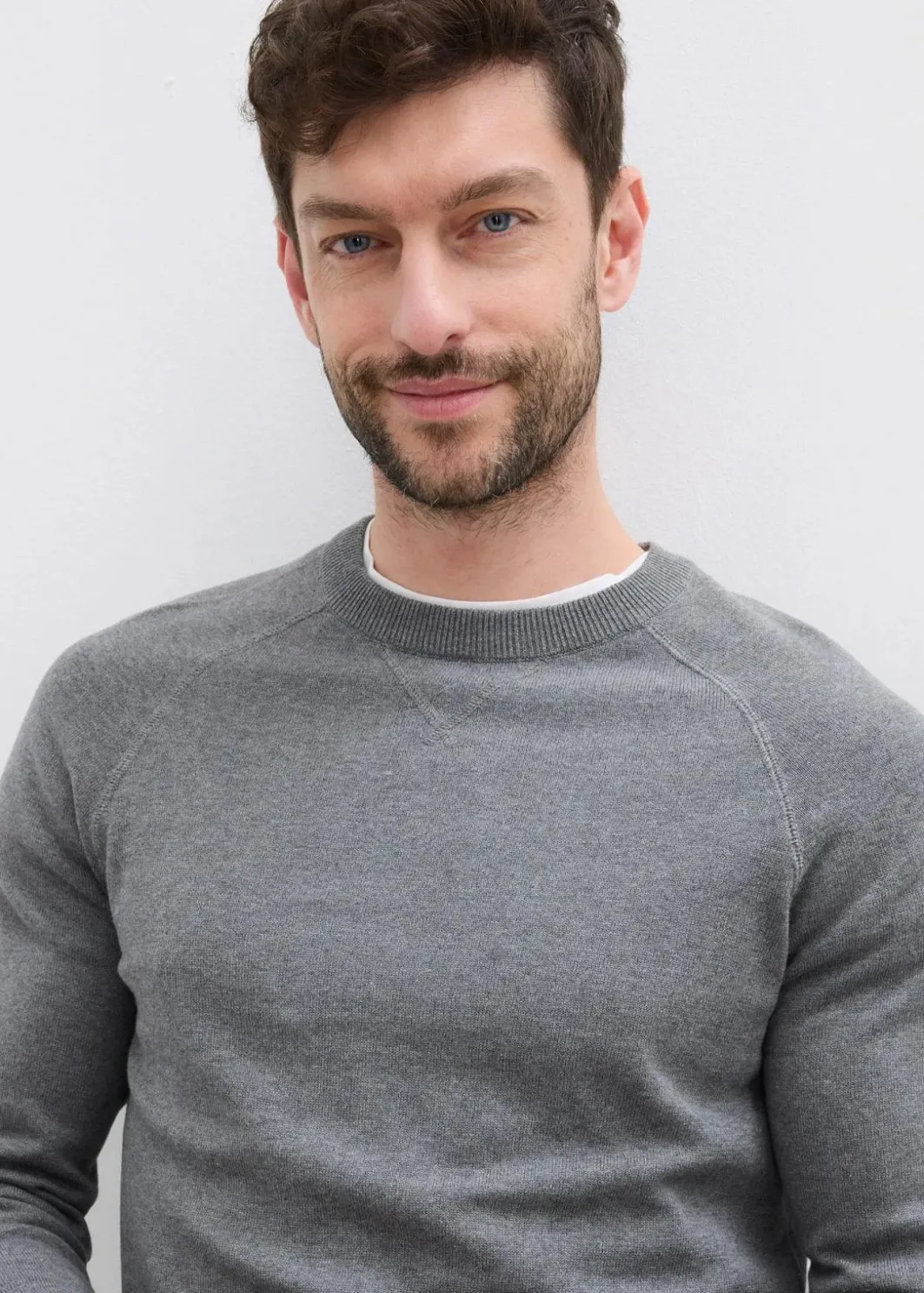 Discount Feinstrickpullover aus reiner Baumwolle (2er-Pack) Herren Pullover & Strickjacken|Basics