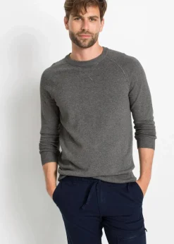Sale Feinstrickpullover aus reiner Baumwolle (2er-Pack) Herren Große Größen|Basics