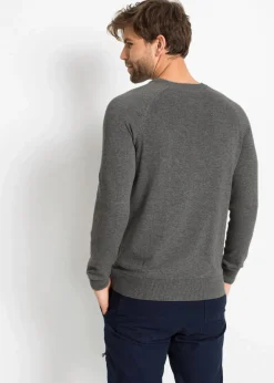 Sale Feinstrickpullover aus reiner Baumwolle (2er-Pack) Herren Große Größen|Basics