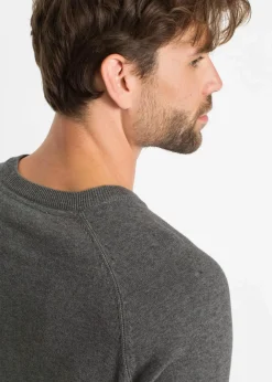 Sale Feinstrickpullover aus reiner Baumwolle (2er-Pack) Herren Große Größen|Basics