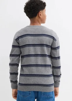 Kinder bonprix Jungen 9-16 Jahre·Sweat & Strick|Jungen 2-8 Jahre·Nachhaltigere Materialien|Feinstrickpullover aus reiner Baumwolle, recyclingfähig