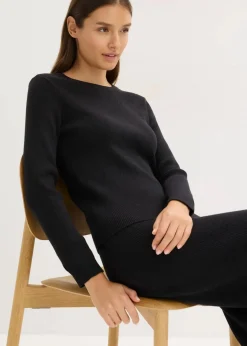 Damen bonprix Bekleidung·Umstandsmode|Bekleidung·Jeans|Feinstrickpullover aus softem Viskose-Mix