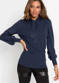 Damen bonprix Pullover & Strickjacken|Strickmode|Feinstrickpullover aus softem Viskose-Mix