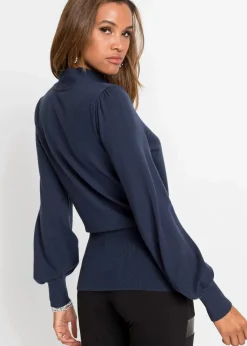 Damen bonprix Pullover & Strickjacken|Strickmode|Feinstrickpullover aus softem Viskose-Mix