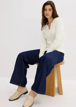 Damen bonprix Bekleidung·Umstandsmode|Strickmode|Feinstrickpullover aus softem Viskose-Mix