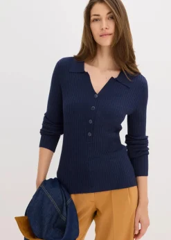 Feinstrickpullover aus softem Viskose-Mix Damen Pullover & Strickjacken|Bekleidung·Jeans