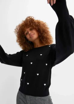 Feinstrickpullover aus Viskose-Mix Damen Bekleidung·Umstandsmode|Bekleidung·Jeans