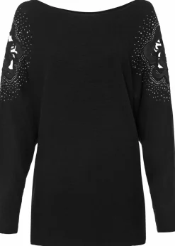 Damen bonprix Bekleidung·Umstandsmode|Bekleidung·Jeans|Feinstrickpullover aus Viskose-Mix